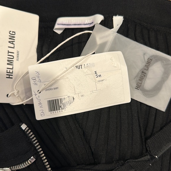 Helmut Lang Runway Layered Wool Skirt - Picture 10 of 12